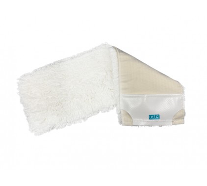 Krpa za čiščenje tal Hytech 40 cm bela z žepki Pripomočki za čiščenje