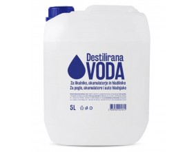 Destilirana voda 5 L Čistilna sredstva