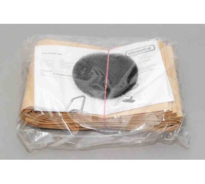 Sesalna vrečka papirnata HEPA za Cleanfix S 10, 5 kos Čistilni stroji 