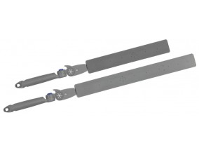 Omelo za prah SNAKE, 40 cm s plastičnim ročajem Držala in ročaji