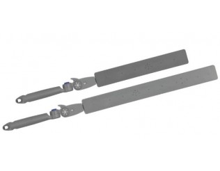 Omelo za prah SNAKE, 60 cm s plastičnim ročajem