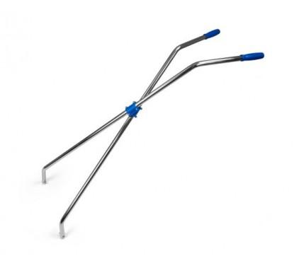 Ročaj kromiran za držalo krp za tla - škarje, s plastično ojačitvijo Pripomočki za čiščenje