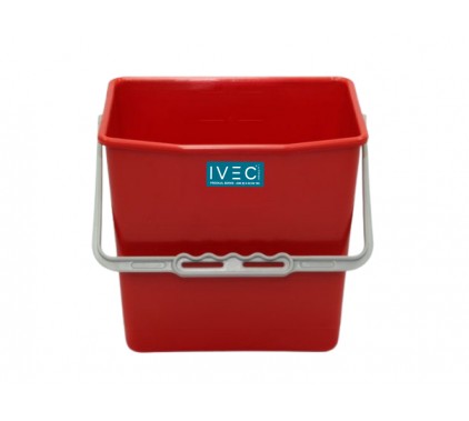 Vedro 6 L rdeče Pripomočki za čiščenje