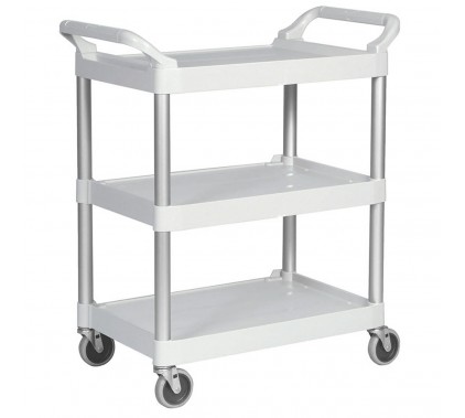 Servirni in večnamenski voziček LD bel 