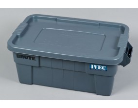 Transportna posoda za shranjevanje Brute 53 L siva Vozički