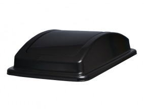 Pokrov koša SLIM, črn Koši, zbiralniki in vrečke za odpadke