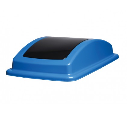 Pokrov koša SLIM, črno moder Koši, zbiralniki in vrečke za odpadke