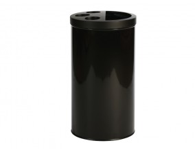 Koš za lončke za napitke in ostale odpadke, črn, 40 L Koši, zbiralniki in vrečke za odpadke