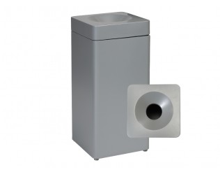 Koš kvadratni, siv, 51 L, modularni Koši, zbiralniki in vrečke za odpadke