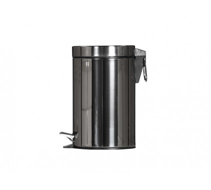 Koš z nožnim odpiranjem CLASSIC, nerjaveče jeklo, 5 L Koši, zbiralniki in vrečke za odpadke