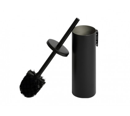 WC garnitura stenska zaprta, črna 