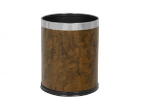 Koš okrogli, rjav, 10L Koši in zbiralniki za odpadke