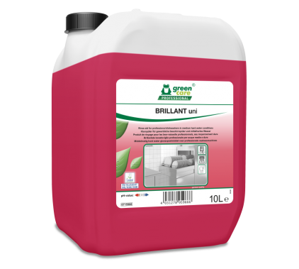 Green care Brillant uni - tekoče izpiralno sredstvo za pomivalne stroje 10 L (rdeč) Čistilna sredstva
