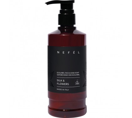 Nefel milo za roke in obraz SIlk & Flow Ecolabel 480 ml Nefél