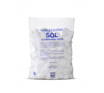 Industrijska sol tabletirana 2 kg Čistilna sredstva
